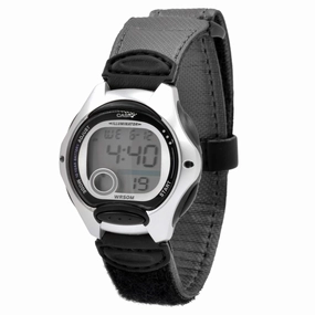 Casio Silver Resin Case Black Band Watch | LW-200V-1AVCF