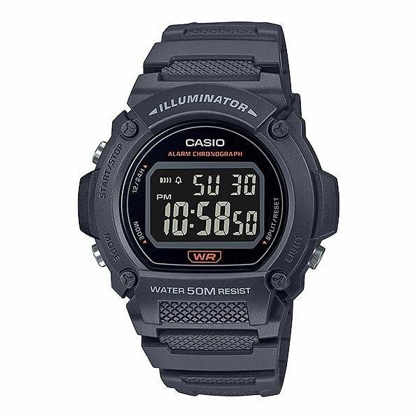 CASIO STANDARD COLLECTION MENS 50M - W-219H-8BVDF