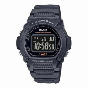 CASIO STANDARD COLLECTION MENS 50M - W-219H-8BVDF