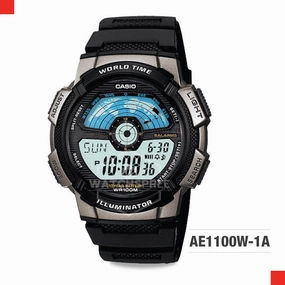 Casio Standard Digital Sporty Design Watch AE1100W-1A