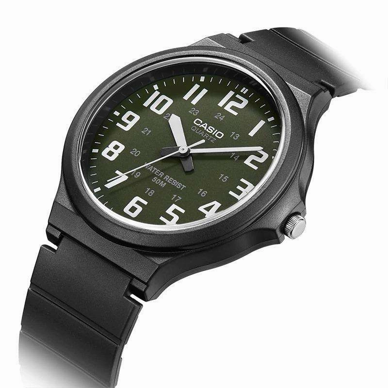 Casio Standard MW-240-3BVDF  Black Resin Strap Unisex Watch