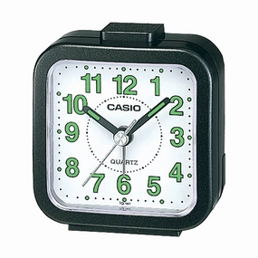 Casio Standard Traveller's Black Resin Table Clock TQ141-1D TQ-141-1D TQ-141-1