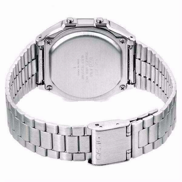 Casio Vintage A500WA-7D Silver Stainless Watch Unisex