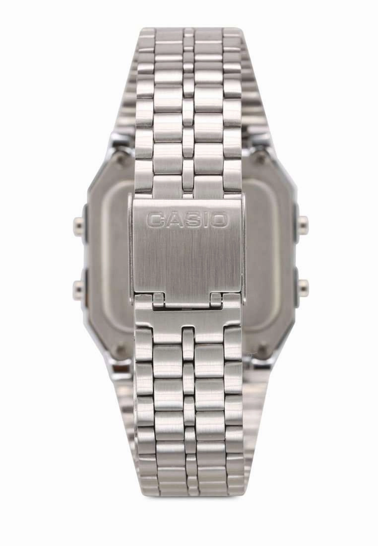 Casio Vintage A500WA-7D Silver Stainless Watch Unisex