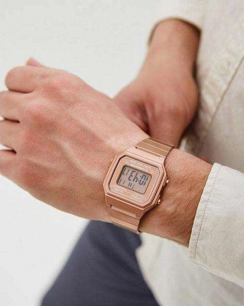 Casio Vintage B650WC-5A Rose Gold Watch for Men and Women