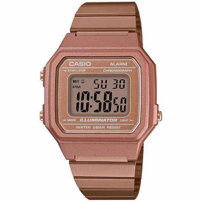 Casio Vintage B650WC-5A Rose Gold Watch for Men and Women