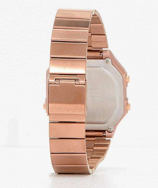 Casio Vintage B650WC-5A Rose Gold Watch for Men and Women