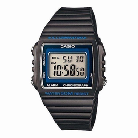 Casio W-215H-8A Dark Gray Resin Strap Watch For Men and Women