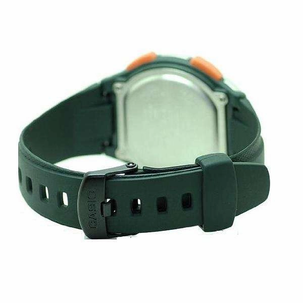 Casio W-753-3AVDF Greenm Resin Watch for Men