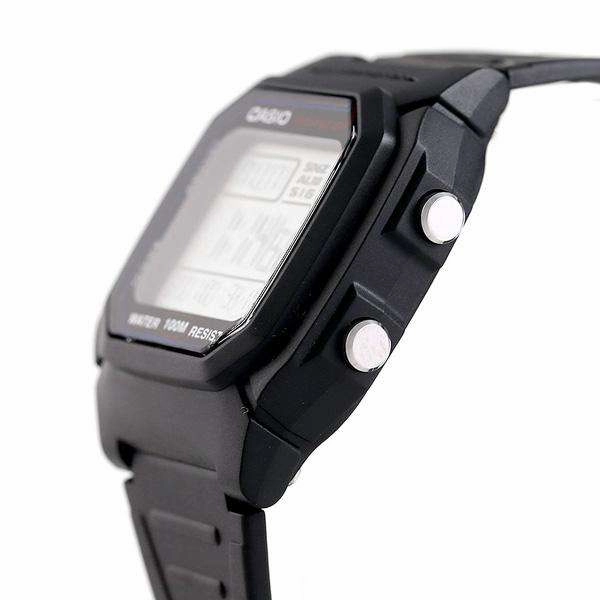Casio W-800H-1AVDF Black Resin Strap Watch for Men