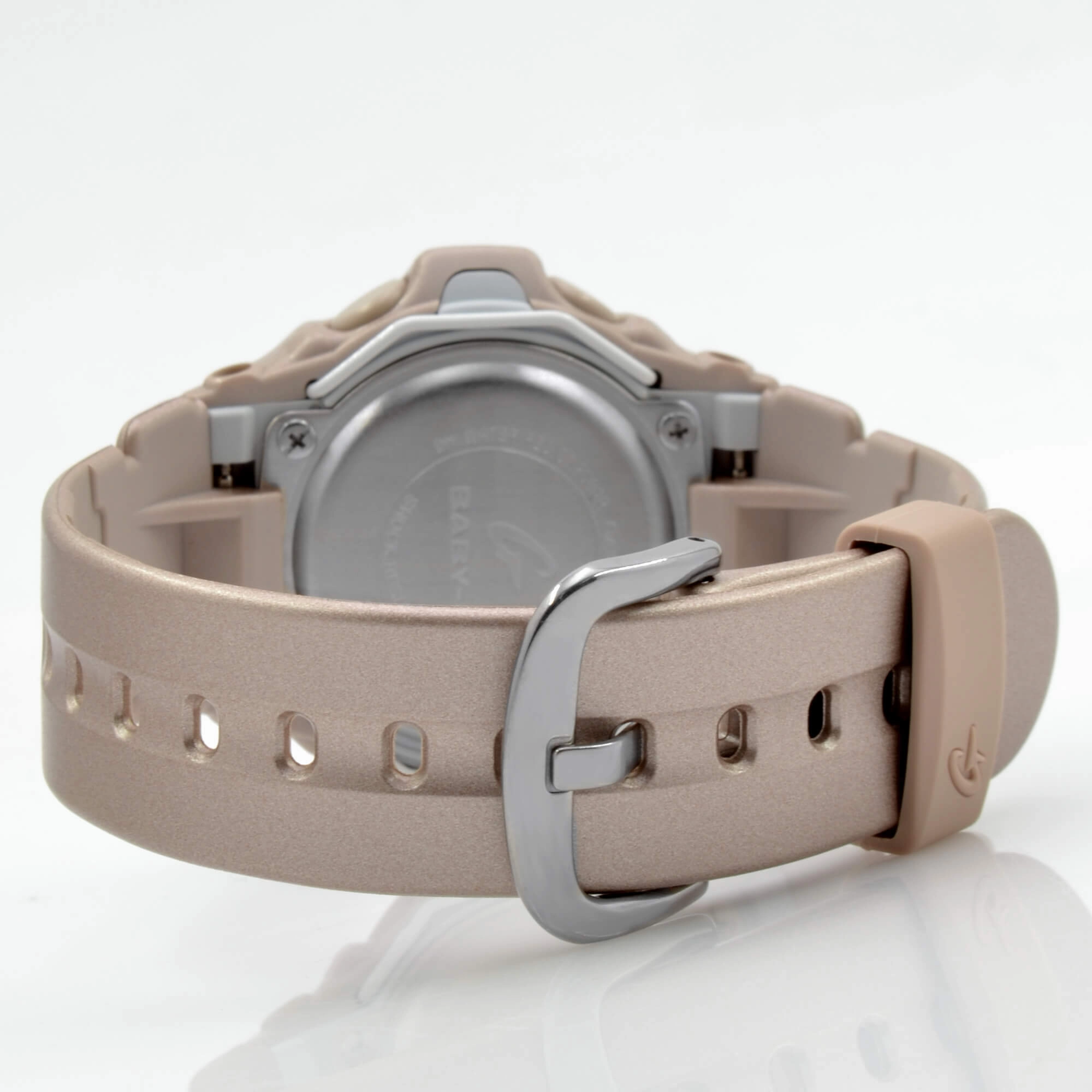 Casio Women's Alarm Quartz Baby-G Grey Dial Pink Resin Strap Digital Watch | BG169G-4