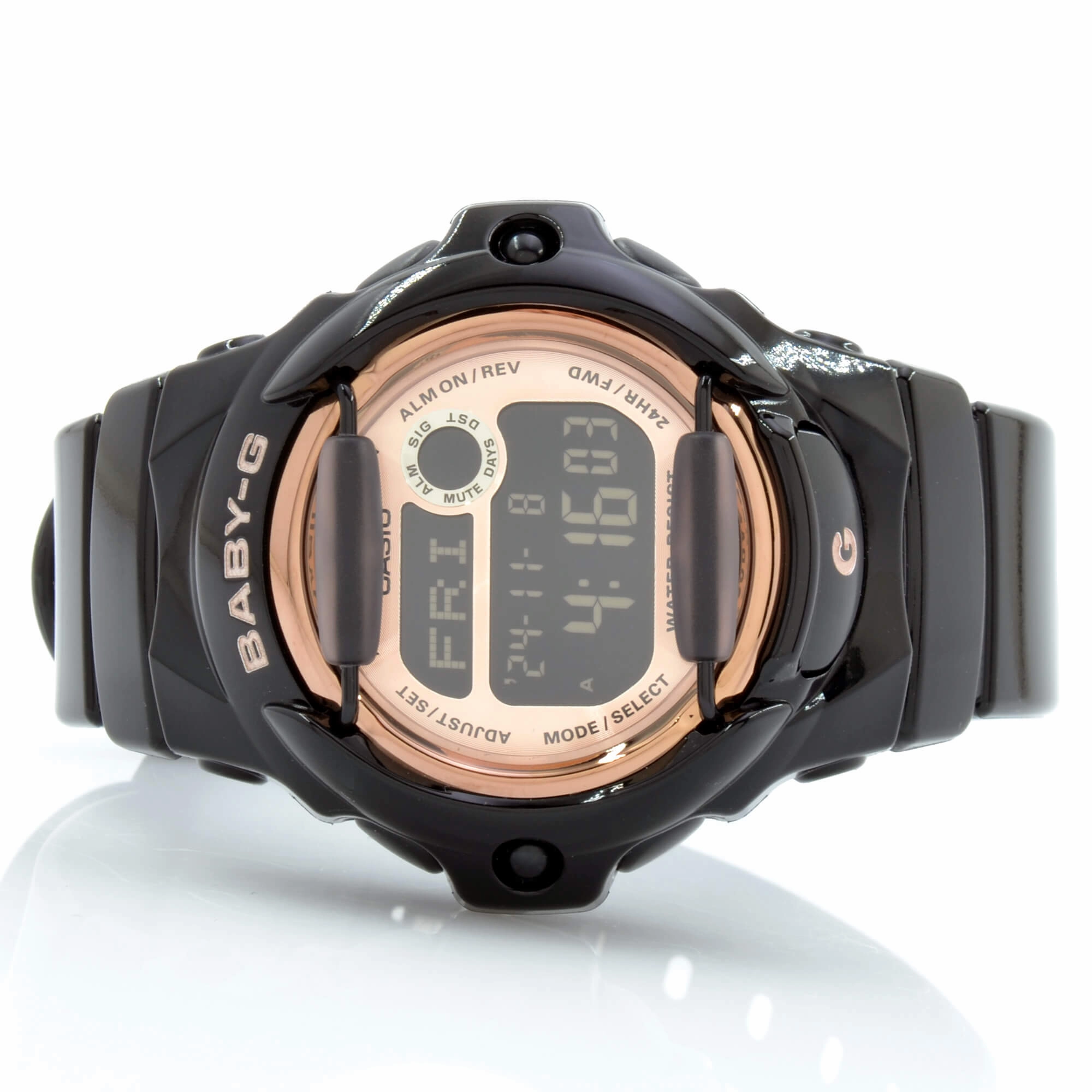 Casio Women's Alarm Watch - Baby-G Quartz Resin Strap Digital Dial | BG169G-1