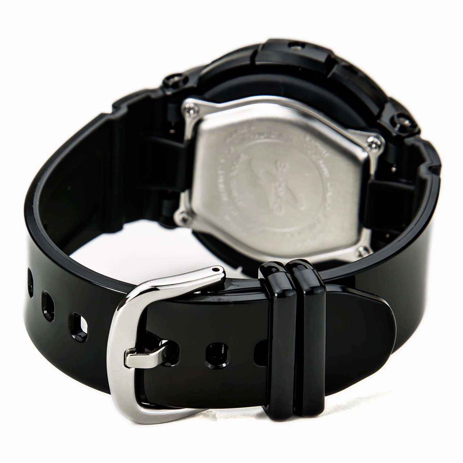 Casio Women's Baby G Ana-Digi Black Dial Black Resin Strap Alarm Watch | BGA131-1B2