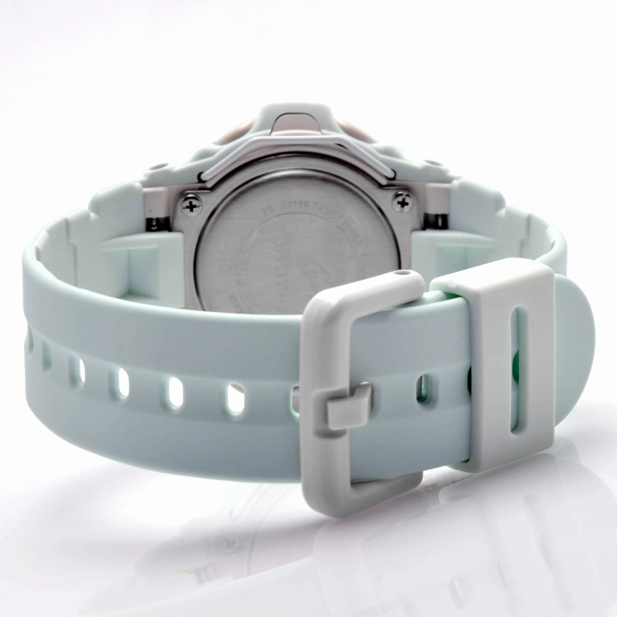 Casio Women's Digital Watch - Baby-G Digital Dial Light Green Strap Dive | BG169R-3