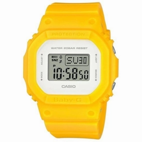 Casio Women's Watch - Baby-G World Time Digital Dial Yellow Resin Strap | BGD560CU-9