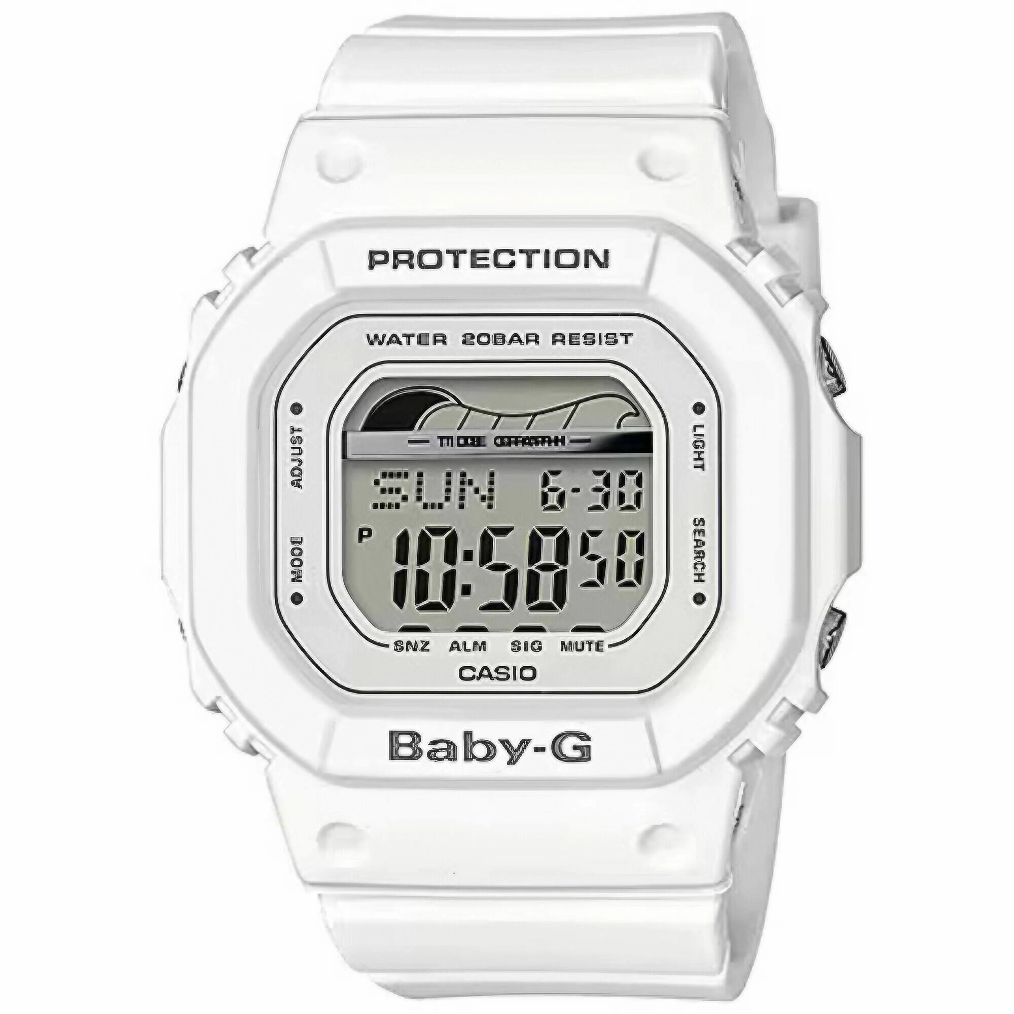 Casio Women's Watch - Baby-G World Time White Resin Strap Digital Dial | BLX560-7