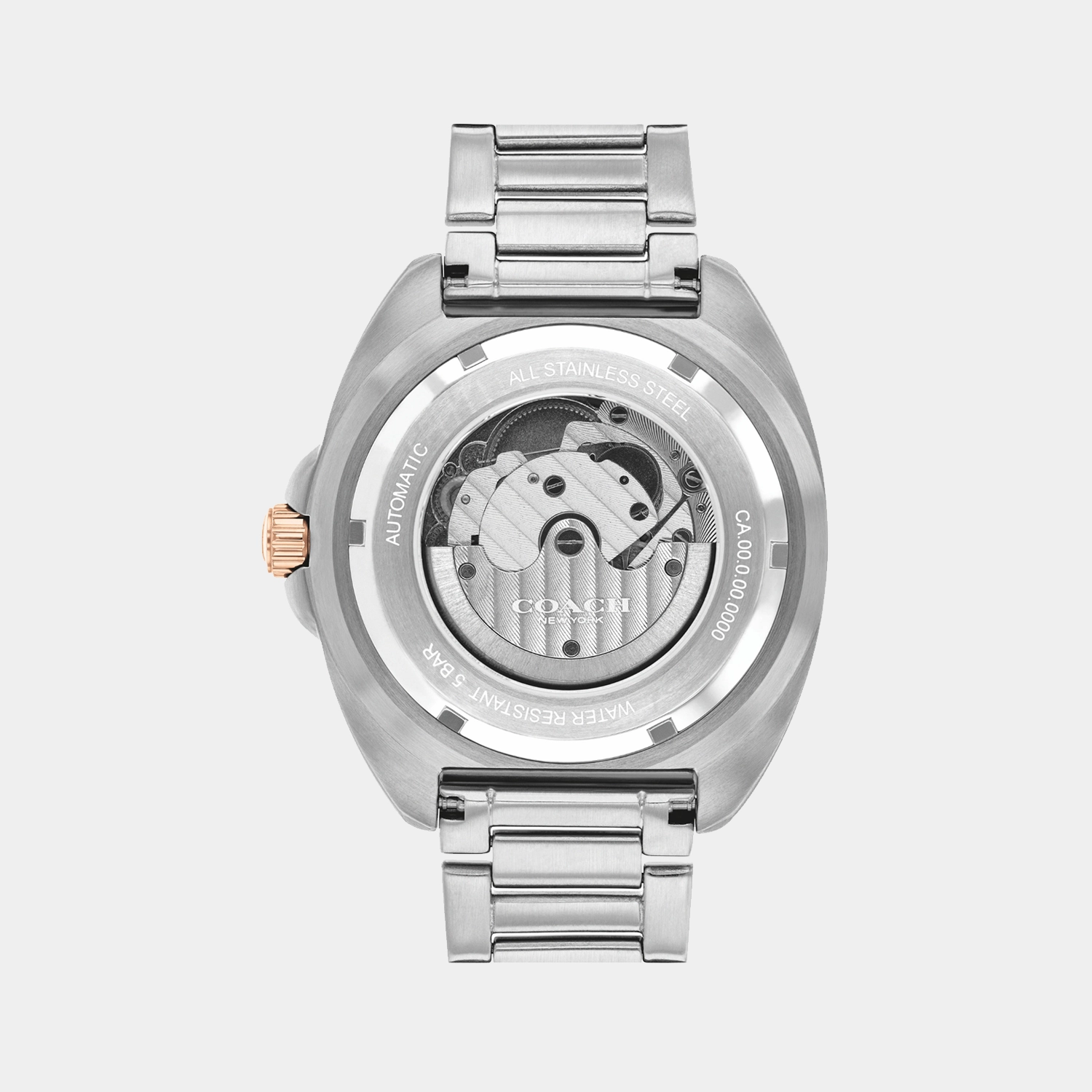 Charter Men Blue Dial Analog Stainless Steel Automatic Watch 14602729