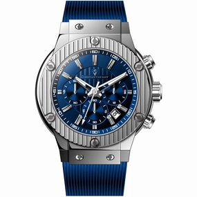Christian Van Sant Men's Watch - Monarchy Quartz Blue Dial Rubber Strap | CV8142