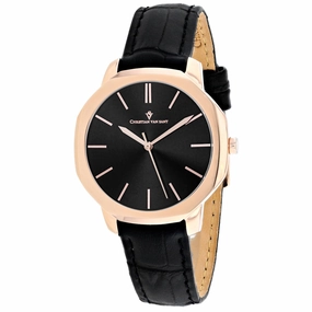 Christian Van Sant Women's Black dial Watch