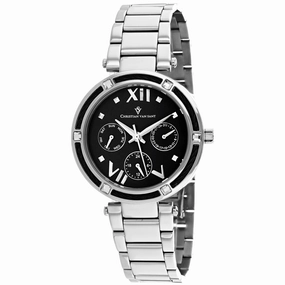 Christian Van Sant Women's Sienna Black Dial Watch