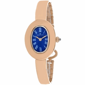 Christian Van Sant Women's Watch - Anora Quartz Blue Dial Rose Gold Steel | CV4341