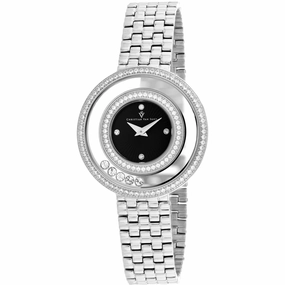 Christian Van Sant Women's Watch - Gracieuse Quartz Black Dial Bracelet | CV4830