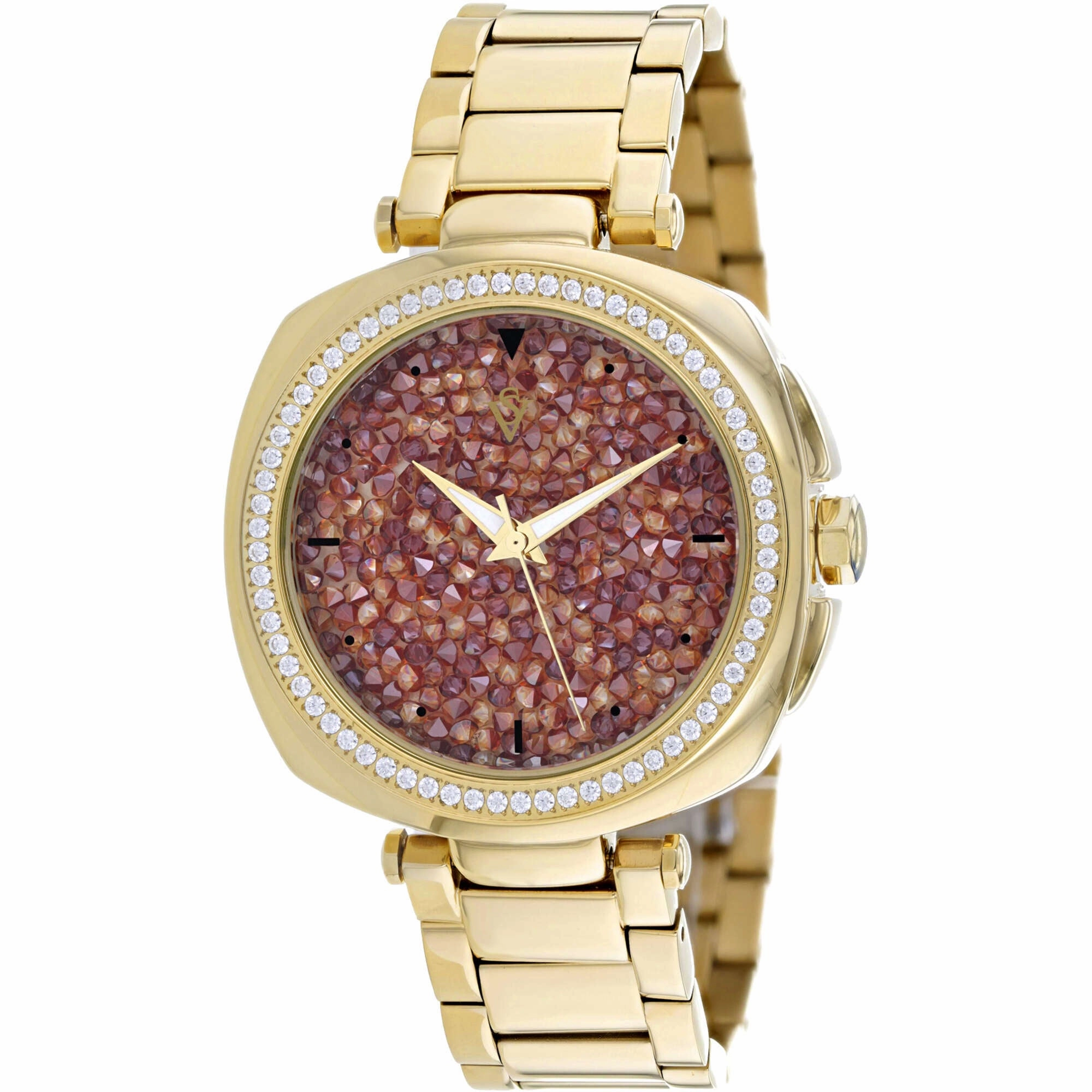 Christian Van Sant Women's Watch - Mirabella Quartz Yellow Gold Bracelet | CV0494
