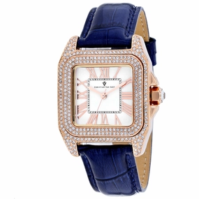 Christian Van Sant Women's Watch - Radieuse Quartz White Dial Leather Strap | CV4428