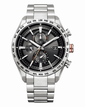 Citizen Attesa Radio Controlled Eco-Drive Titanium Watch AT8181-63E