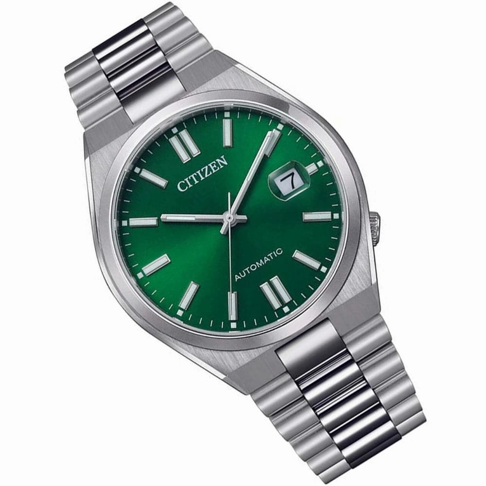 Citizen Automatic Green Dial Stainless Steel Men's Watch NJ0150-81X