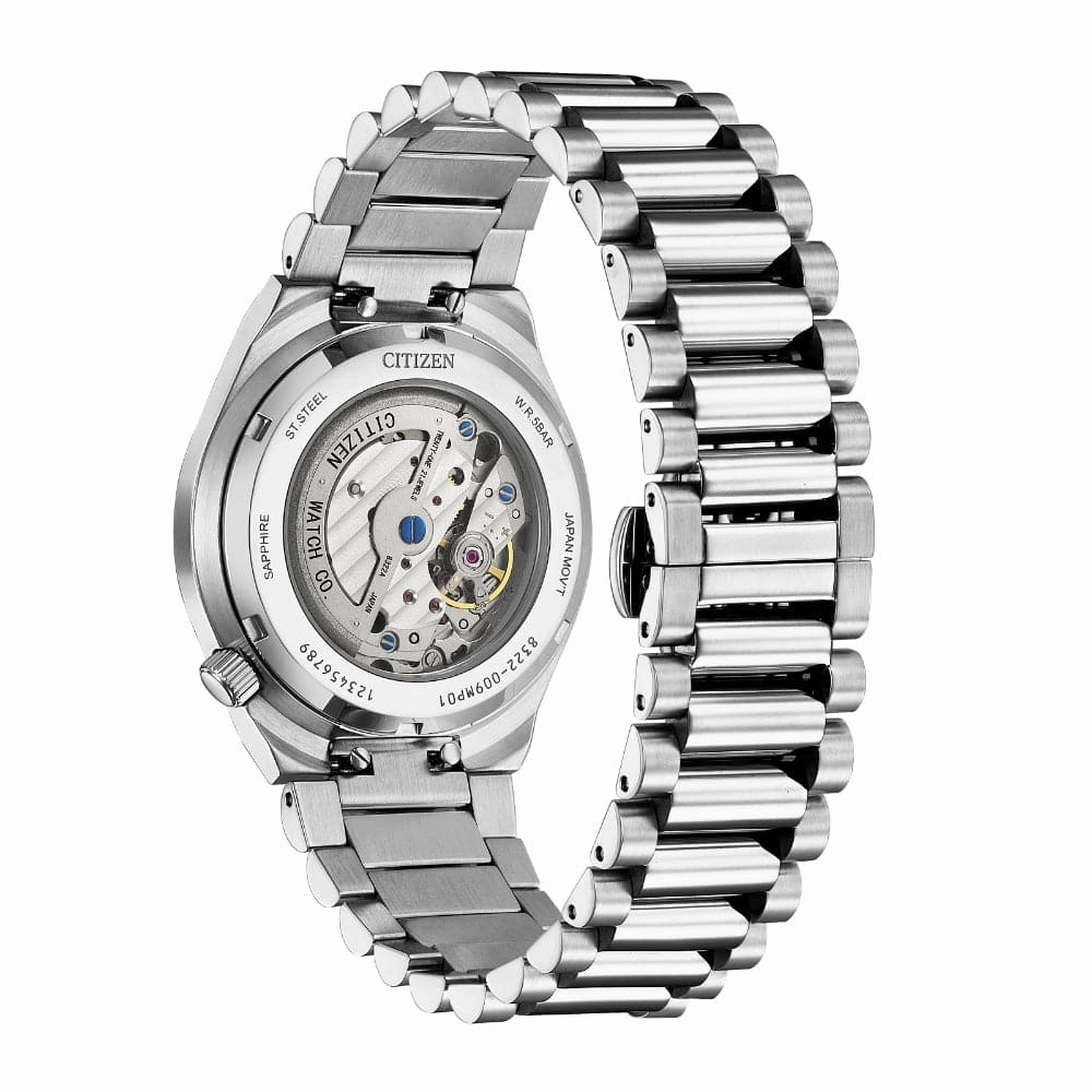 Citizen Automatic Silver Stainless Steel Strap Men Watch NK5010-51X