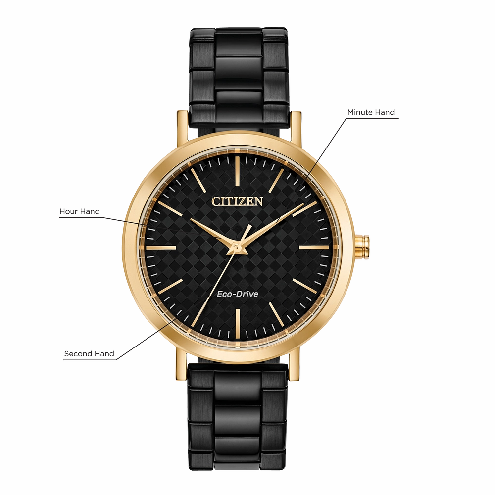 Citizen Black Dial Dress Watch EM0768-54E