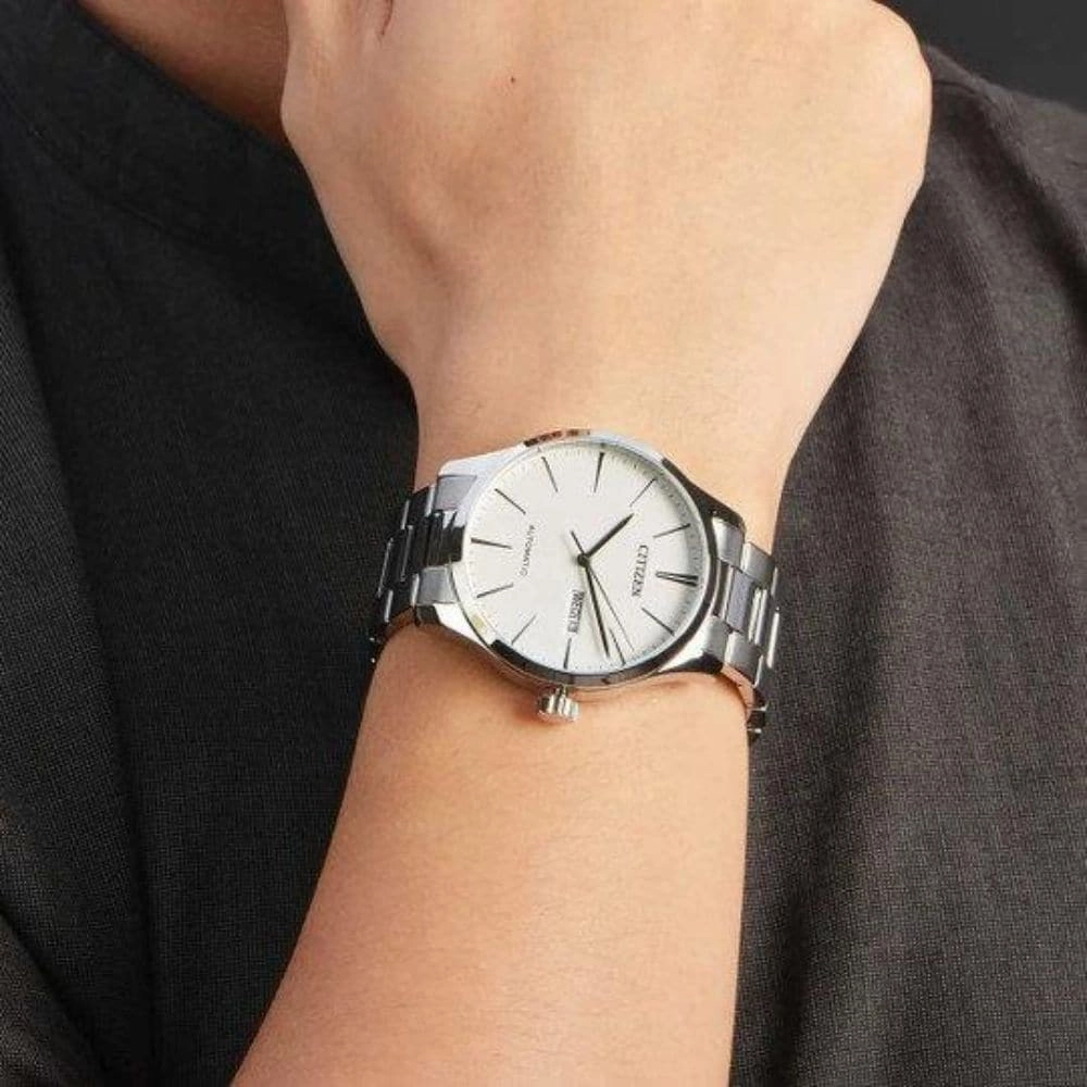 Citizen Classic Automatic White Dial With Steel Bracelet Women's Watch NH8350-83AB