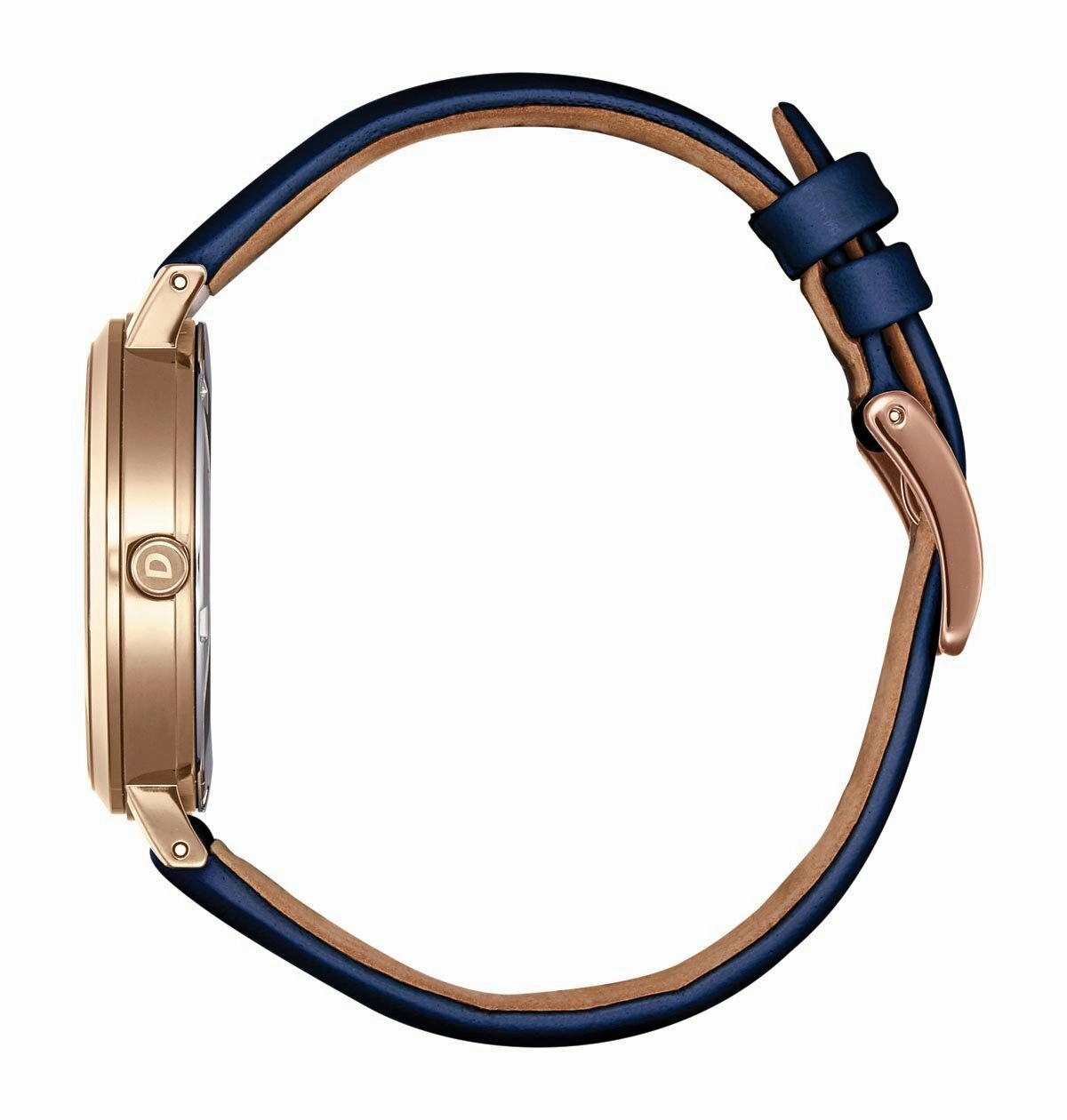 Citizen Dress Blue Leather Band Women's Watch EM0763-07A