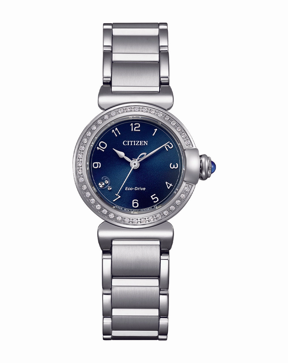 Citizen Eco-Drive Blue Dial Stainless Steel Watch EM1120-87L