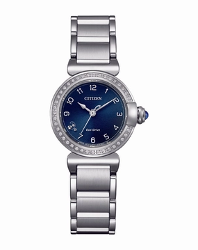 Citizen Eco-Drive Blue Dial Stainless Steel Watch EM1120-87L