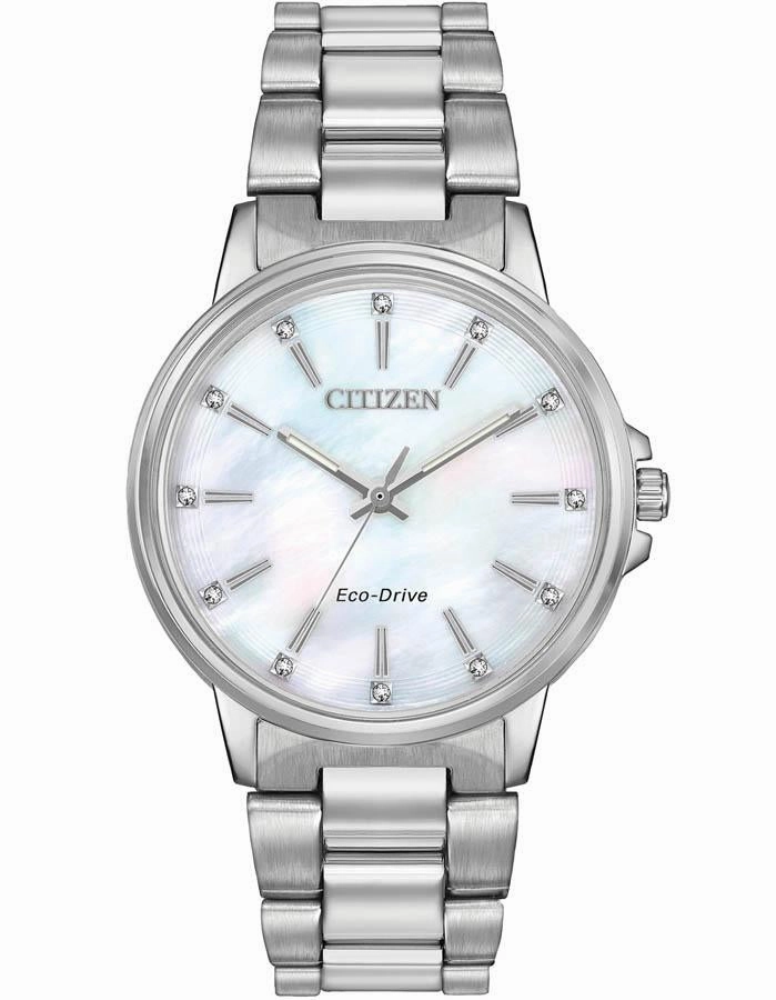 Citizen Eco-Drive Chandler  Womens  - Swarovski - Stainless Steel - Bracelet