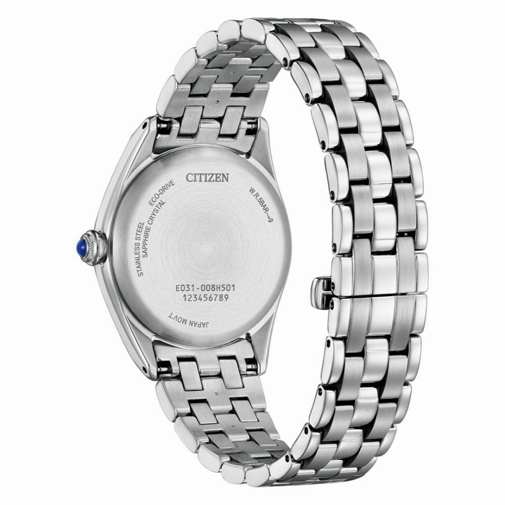 Citizen Eco-Drive Mother of Pearl Dial Stainless Steel Women's Watch EM1140-80D
