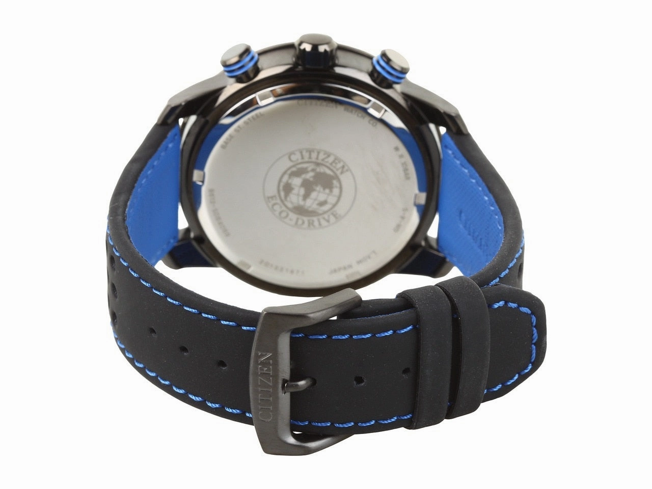 Citizen Eco-Drive Primo Black&Blue Leather Strap Ca0467-03E - Mens Watch