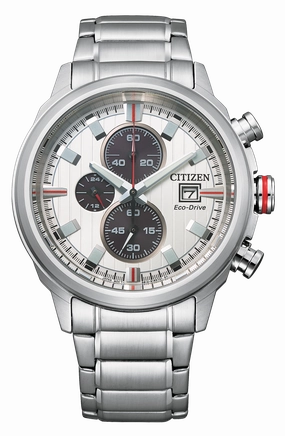 Citizen Eco-Drive Stainless Steel Silver Dial Watch CA0738-83A