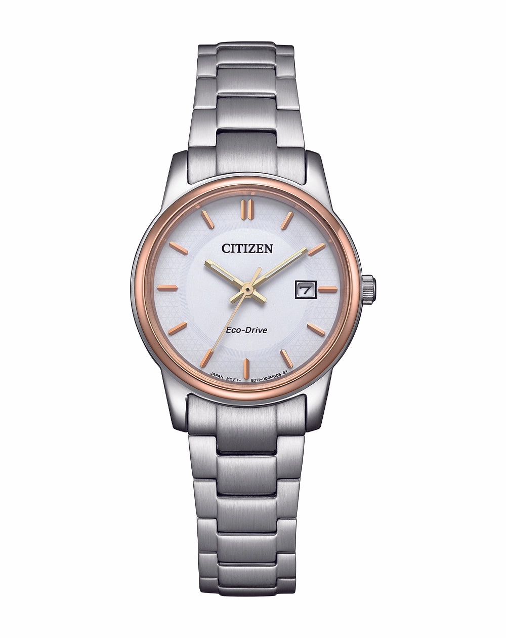 Citizen Eco-Drive White Dial Stainless Steel Watch EW2319-71A