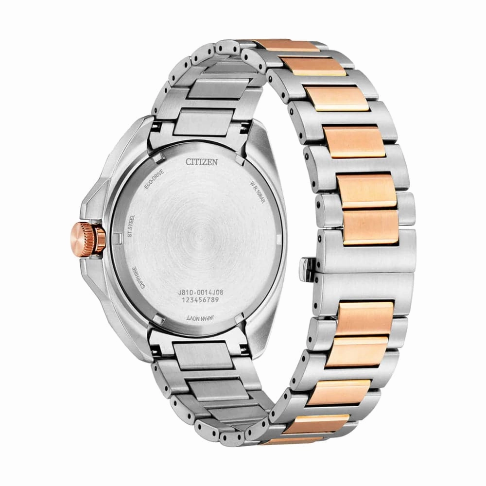CITIZEN ENDICOTT BLUE DIAL STAINLESS STEEL BRACELET MEN'S WATCH AW1726-55L