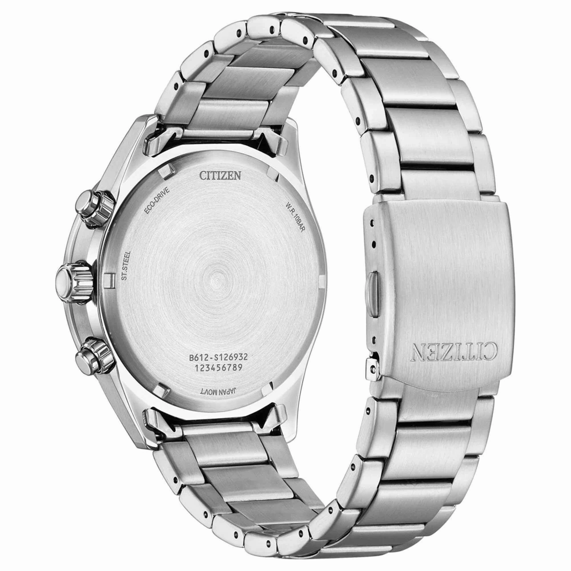 Citizen Men's Watch - Eco-Drive Blue and Black Dial Chronograph Steel | CA0770-72L