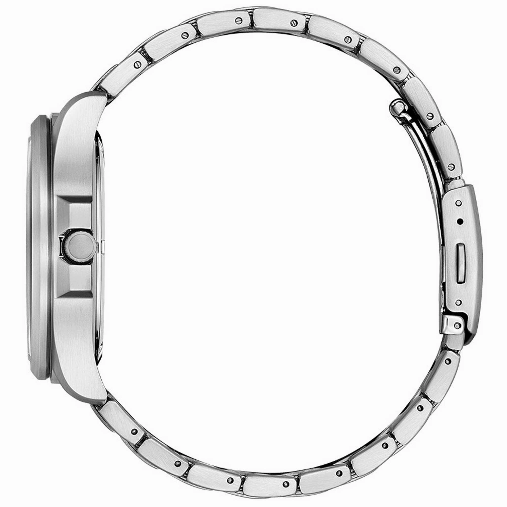 Citizen Men's Watch - Eco-Drive Blue Dial Silver Tone Steel Bracelet | AW0110-82L