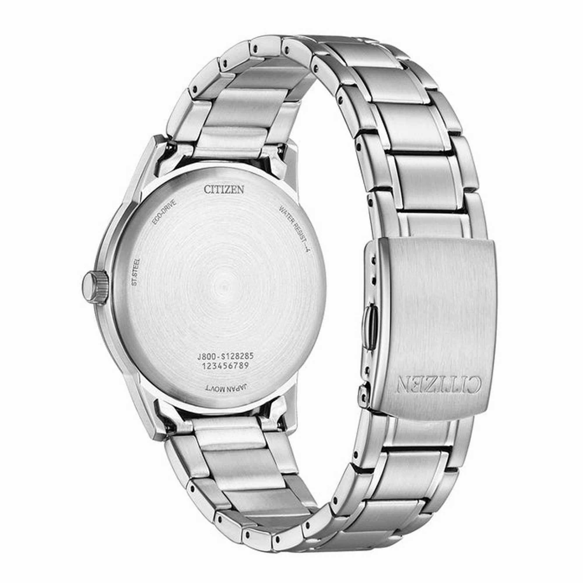 Citizen Men's Watch - Eco-Drive Silver Dial Stainless Steel Bracelet | AW0100-86A