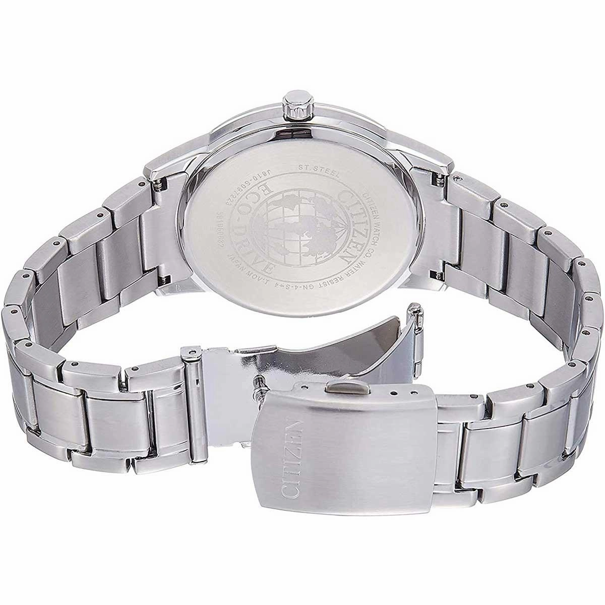Citizen Men's Watch - Eco-Drive White Dial Stainless Steel Bracelet | AW1231-58B