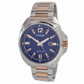Citizen Men's Watch - Endicott Eco-Drive Blue Dial Two Tone Bracelet | AW1726-55L