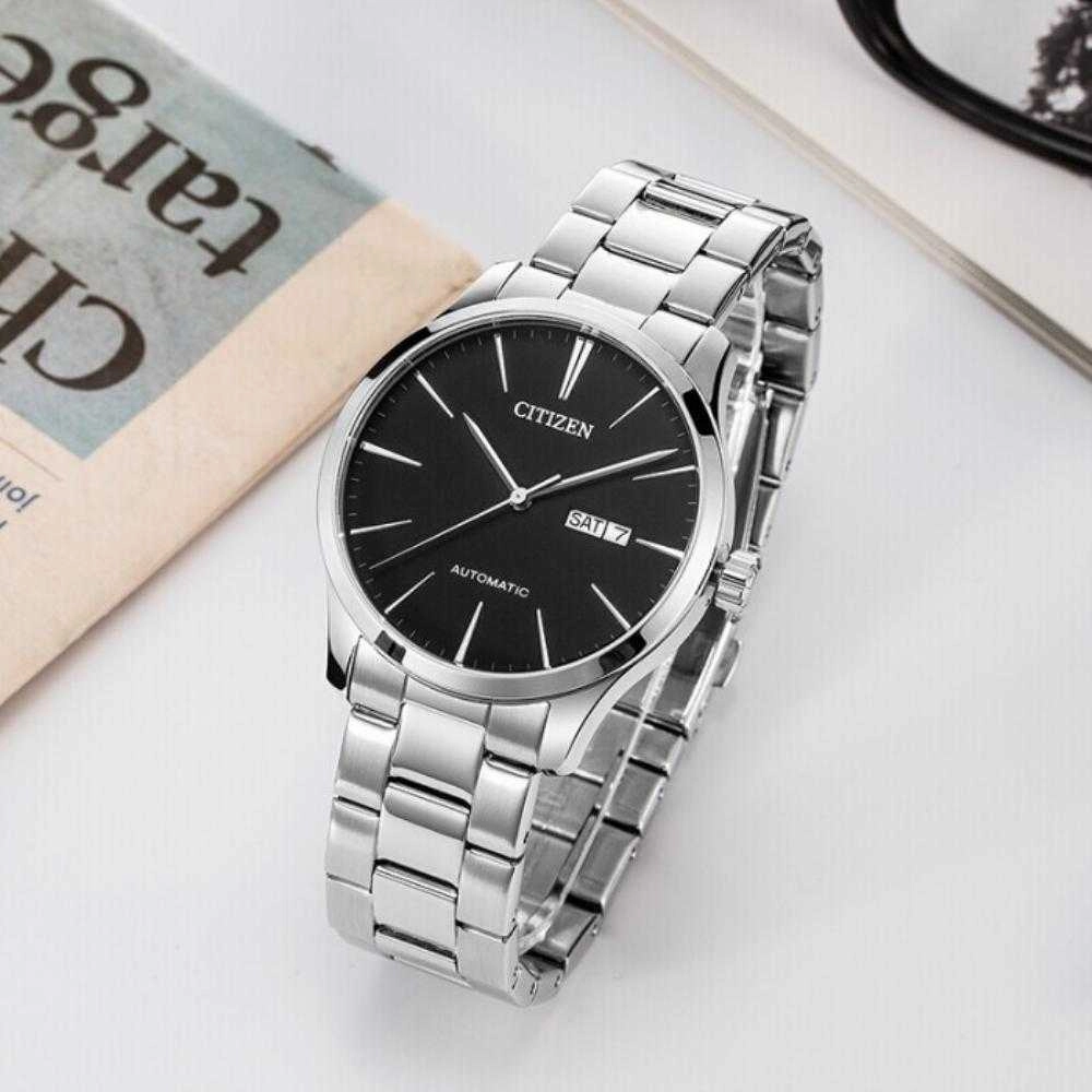 CITIZEN NH8350-83E AUTOMATIC SILVER STAINLESS STEEL MEN'S WATCH
