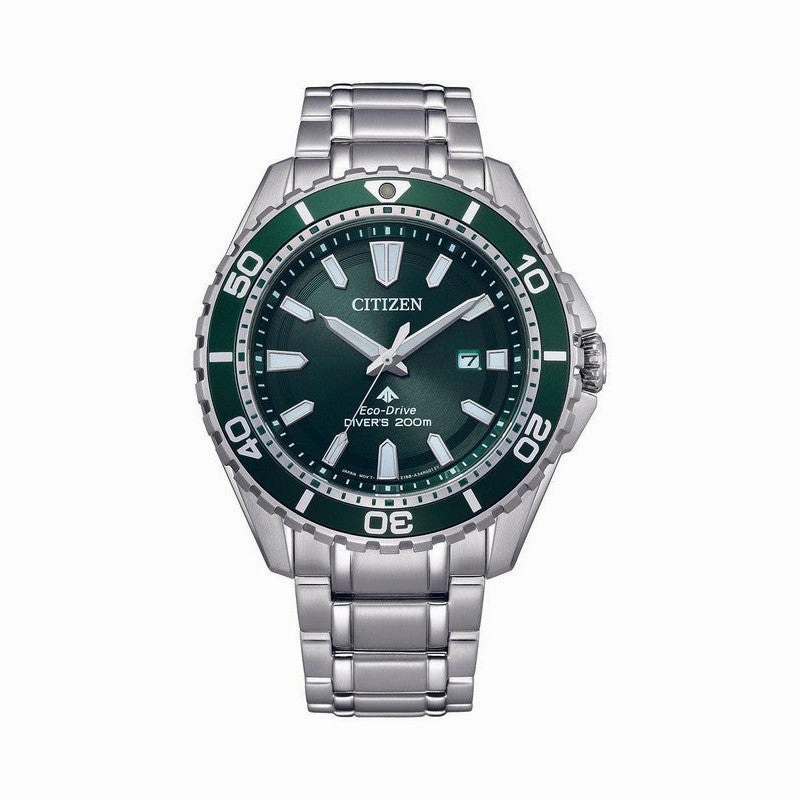 Citizen Promaster Eco-Drive Gents Diver's Green Dial BN0199-53X
