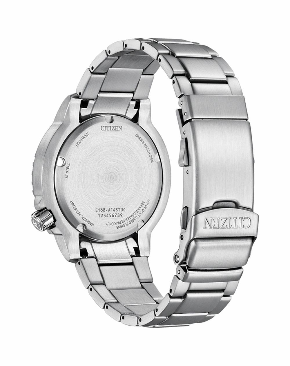 Citizen Promaster Eco-Drive Stainless Steel Blue Dial Watch BN0165-55L